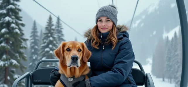 Conseils et astuces pour partager un télésiège avec son chien en toute sécurité