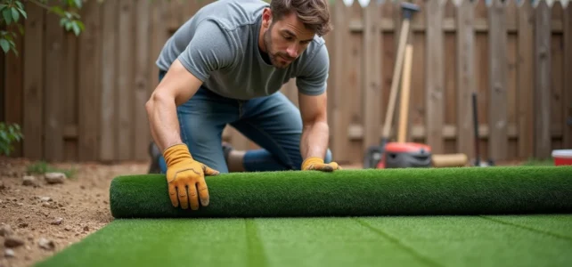 Guide pratique pour installer et fixer du gazon synthétique comme un pro